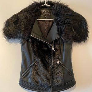 Guess fur vest